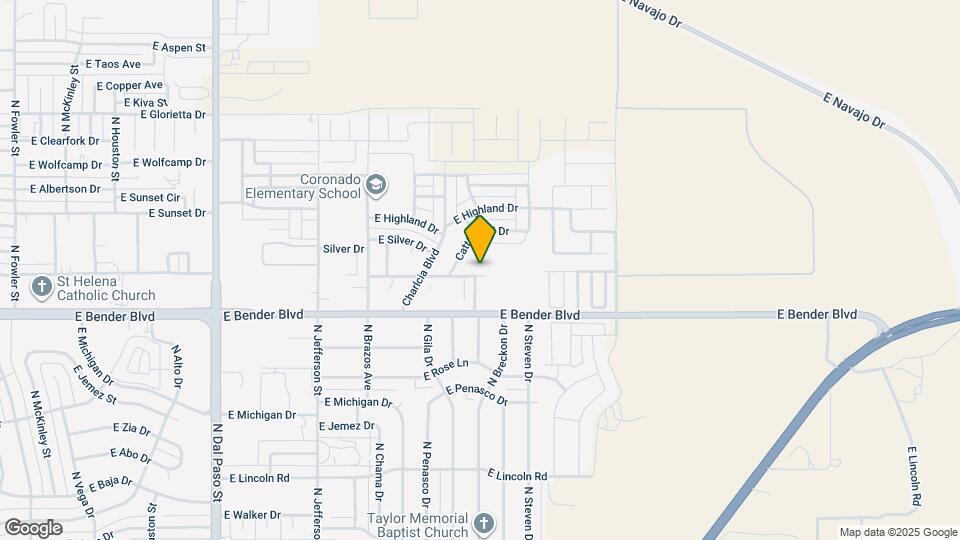 1710 E ChuckWagon Dr Map and Location Details