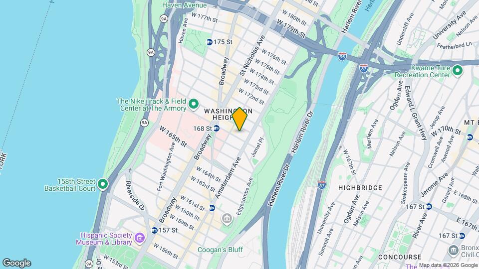 507 W 168th St Map and Location Details