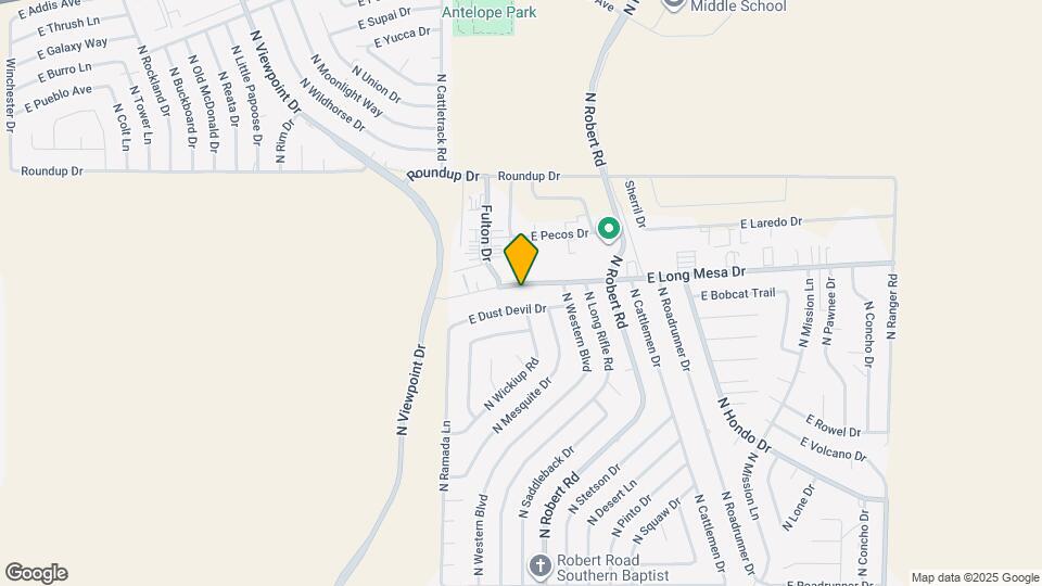 8139 E Long Mesa Dr Map and Location Details
