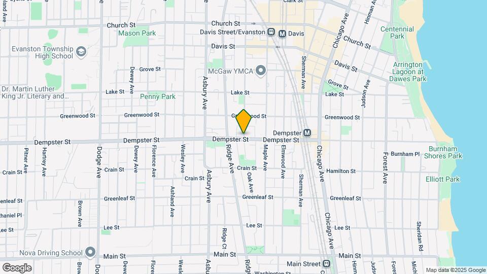 1310 Oak Map and Location Details