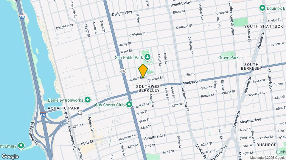 1251 Burnett St Map and Location Details