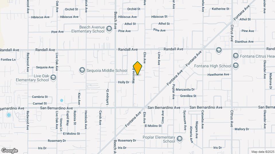 9490 Elm Ave Map and Location Details