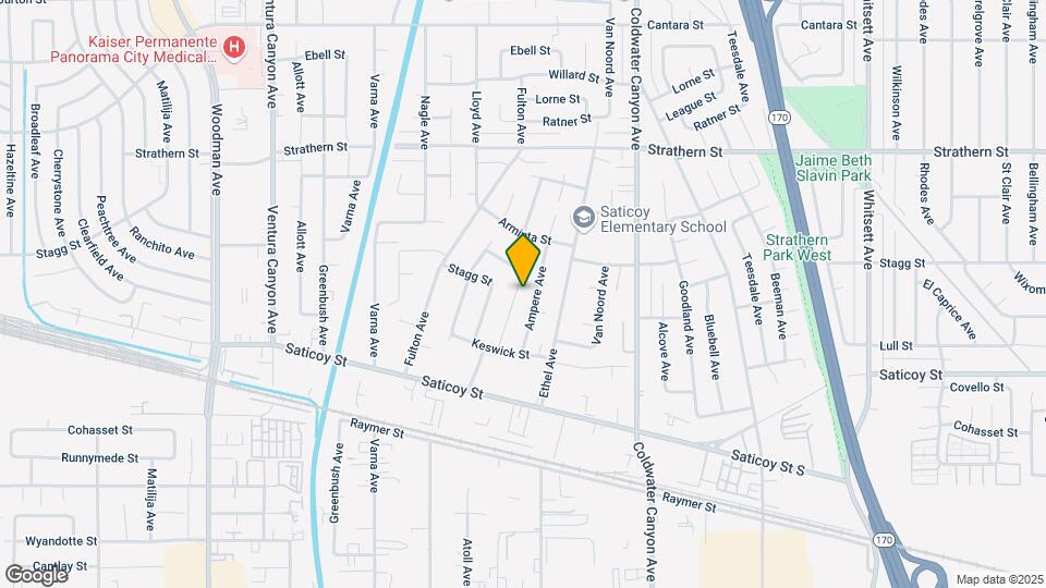 7744 Mary Ellen Ave Mapa y Detalles de la Ubicación