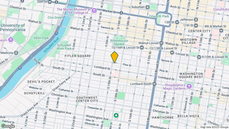 1828 Pine St Map and Location Details