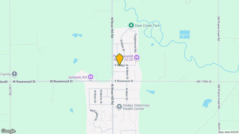 123 E Osage St Map and Location Details