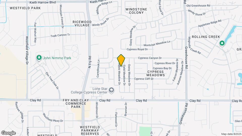 4346 Hawk Meadow Dr Map and Location Details