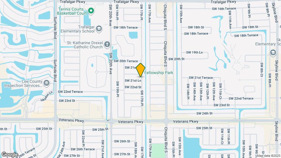 1721 SW 21st Ln Map and Location Details
