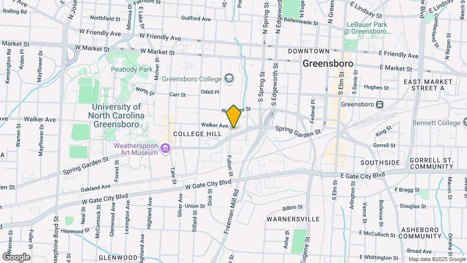 606 Spring Garden St Map and Location Details