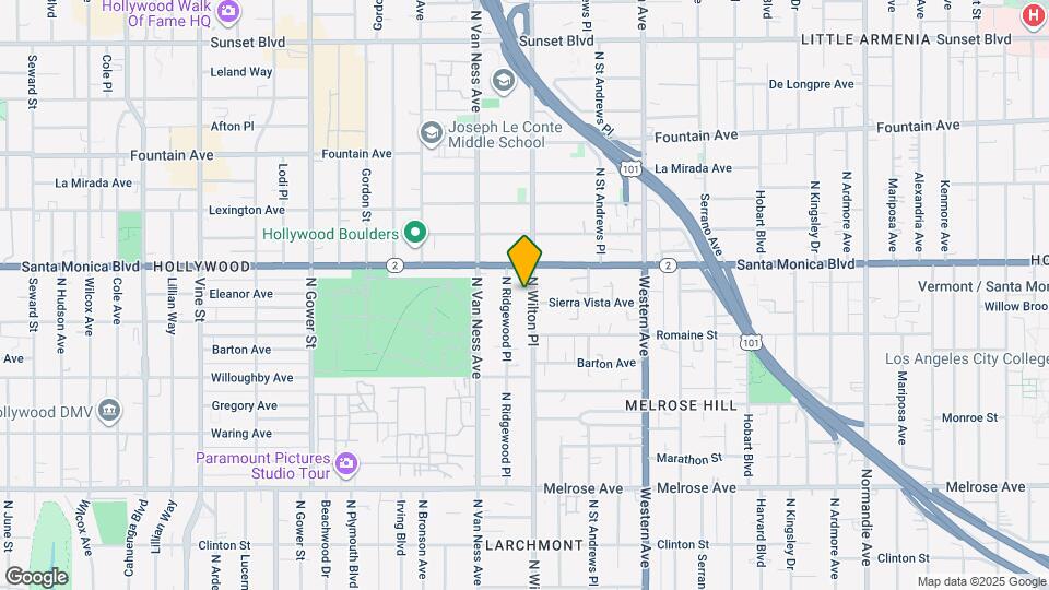 1055 Wilton Pl Map and Location Details