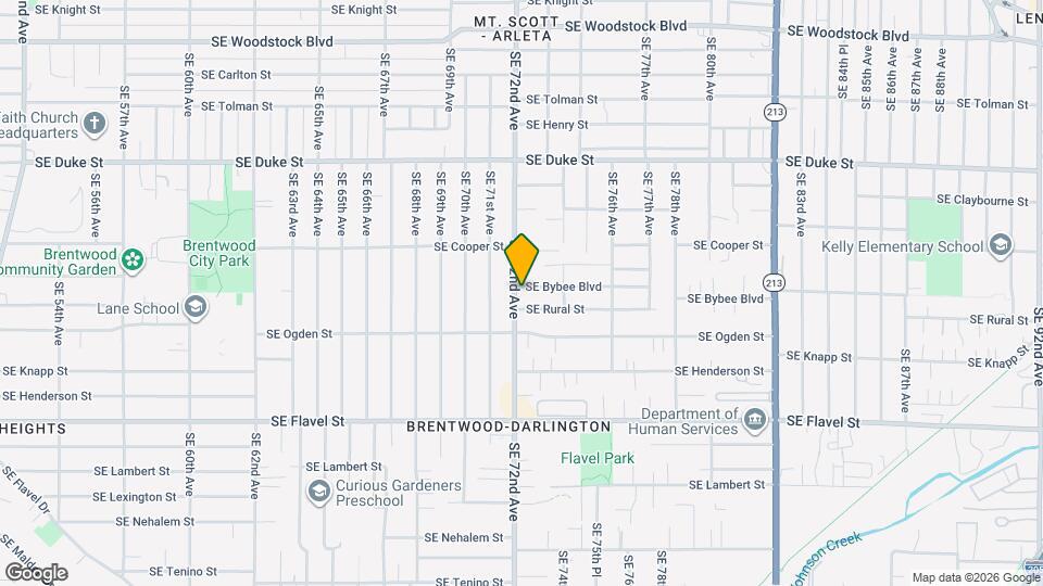 7006 SE 72nd Ave Map and Location Details