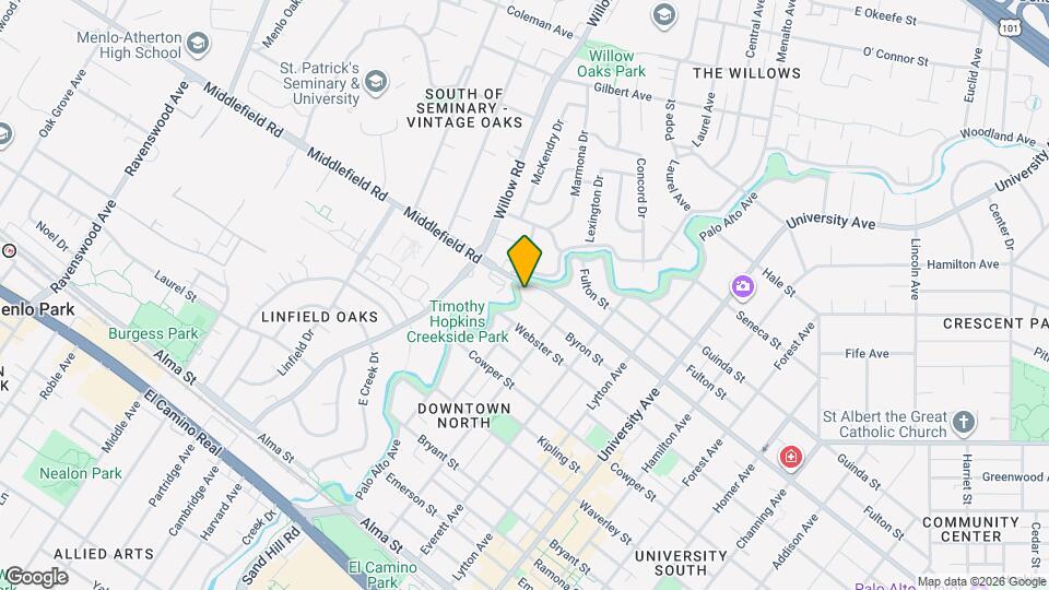 660 Palo Alto Ave Mapa y Detalles de la Ubicación