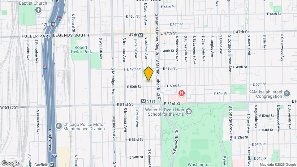 4953-4955 S Calumet Ave Map and Location Details