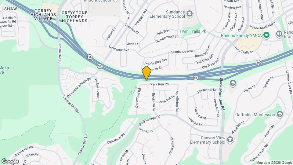 8548 Park Run Rd Map and Location Details