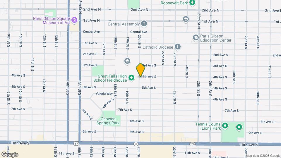2000 4th Ave S Map and Location Details