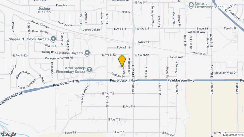 36453 Clearwood Ct Map and Location Details