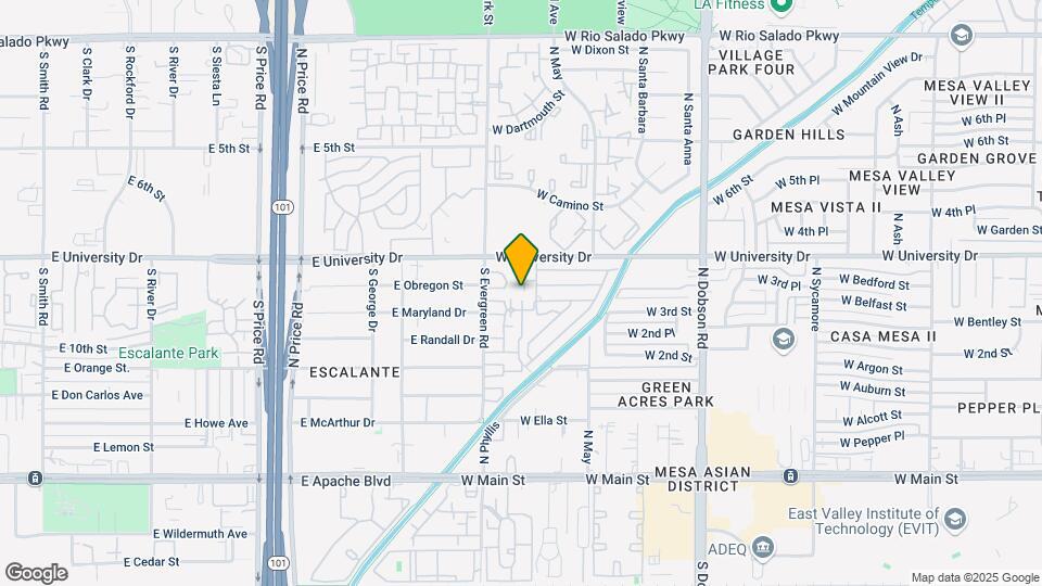 2673 E Oakleaf Dr Map and Location Details