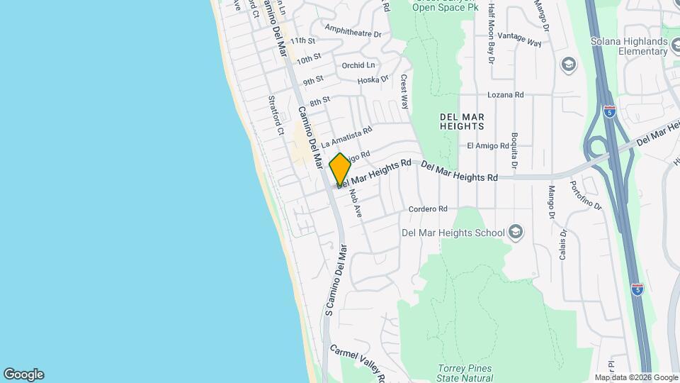 2029 Del Mar Heights Rd Mapa y Detalles de la Ubicación