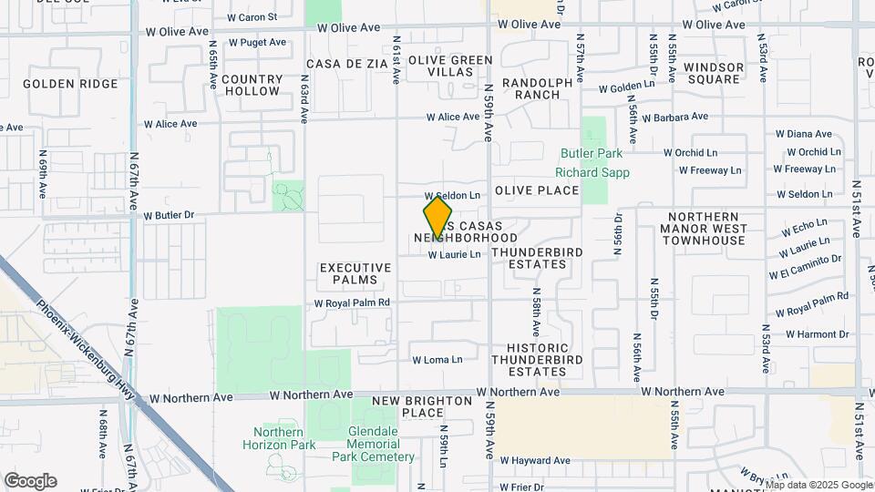 8310-8313 N 60th Ave Mapa y Detalles de la Ubicación