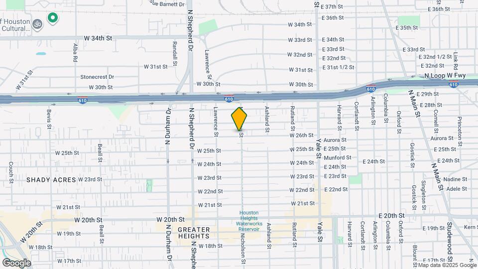 2607 Nicholson St Map and Location Details