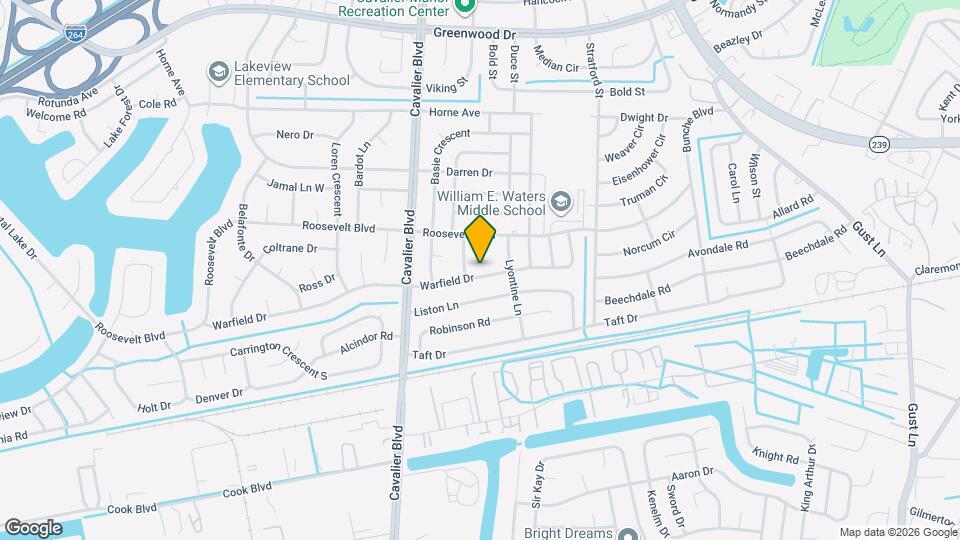 916 Warfield Dr Map and Location Details