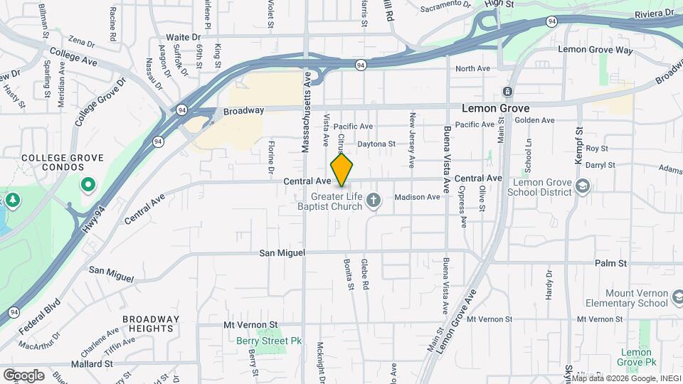 7303 Central Ave, Unit C Map and Location Details