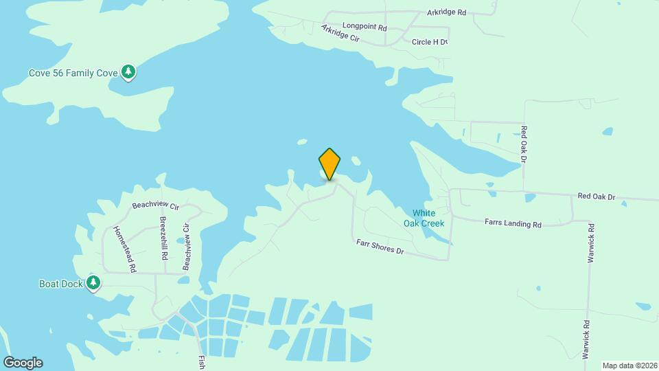 400 Farr Shores Dr Map and Location Details