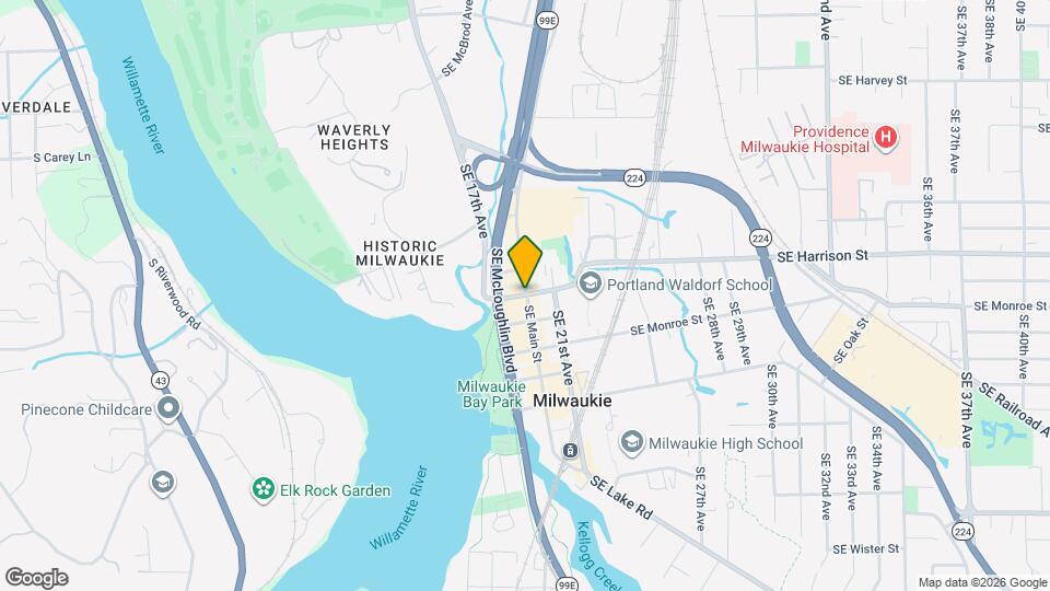 3725 SE Jackson St Map and Location Details