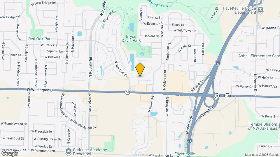 3534 W Chevaux Dr Map and Location Details