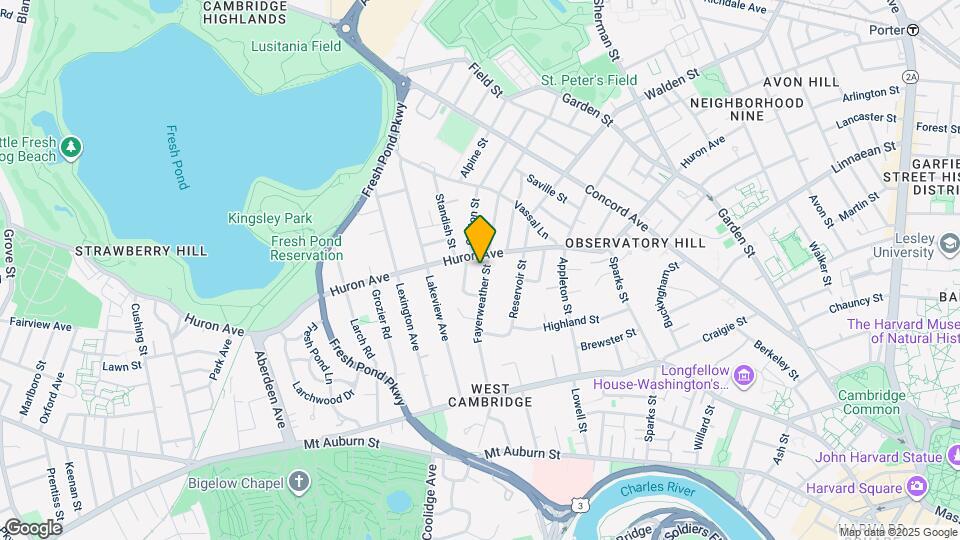 71 Fayerweather St Map and Location Details