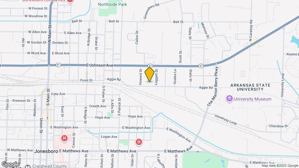 1300 Aggie Rd Map and Location Details