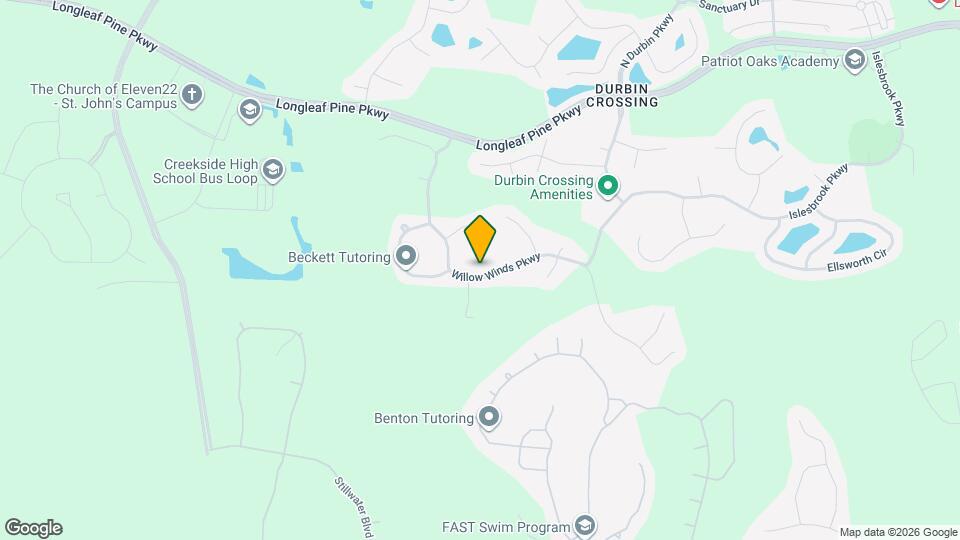 282 Willow Winds Pkwy Map and Location Details