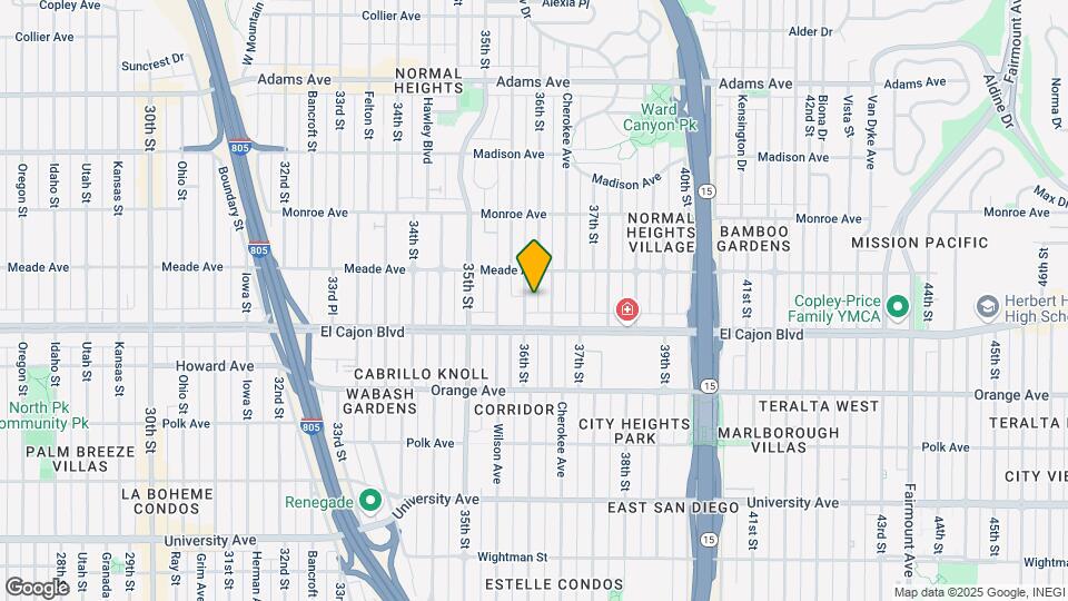 4343-4351 36th St Map and Location Details