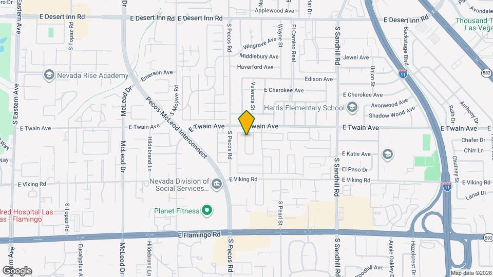 3744 Pilgrim St Map and Location Details