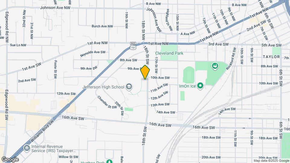 1010 18th St SW Map and Location Details