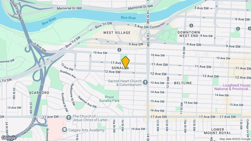 1626 12th Ave SW Map and Location Details