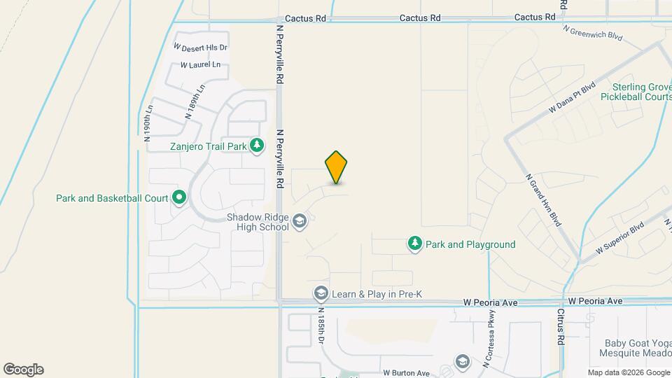 18541 W Mescal St Map and Location Details