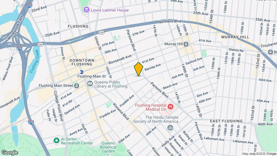 143-45 Sanford Ave Mapa y Detalles de la Ubicación
