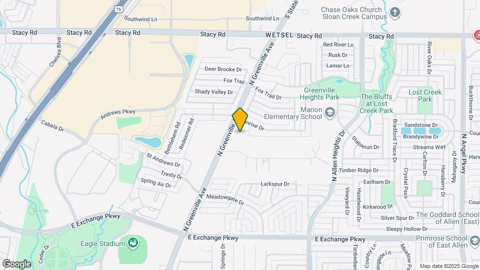 1532 Pecan Creek Ln Map and Location Details