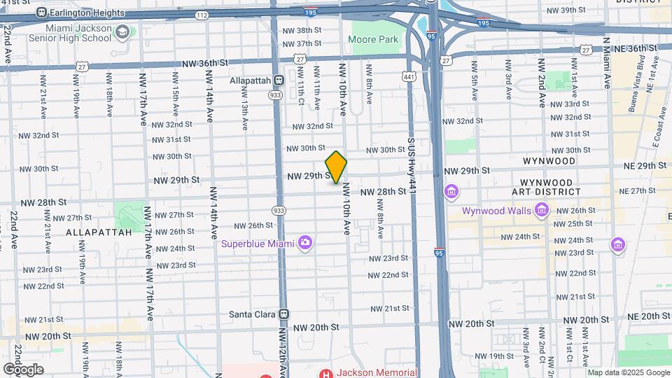 1029 NW 28th St Map and Location Details