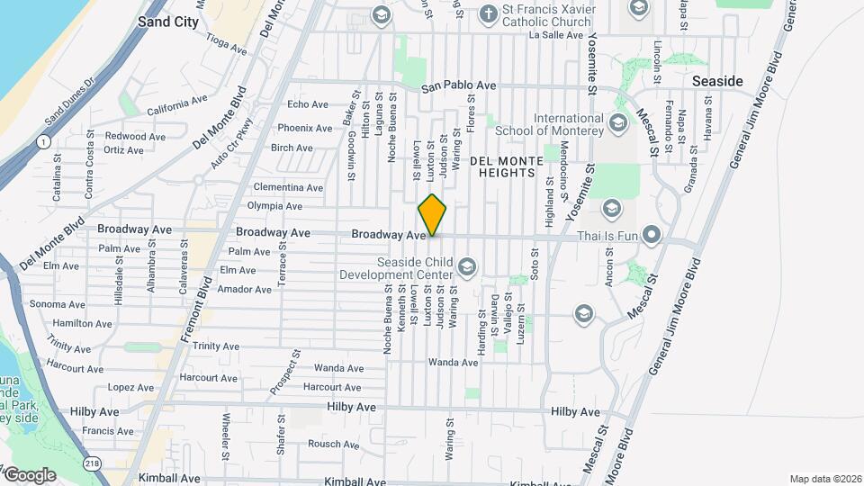 1596 Luxton St Map and Location Details
