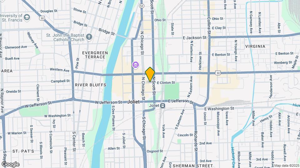 Louis Joliet Apartments Map and Location Details