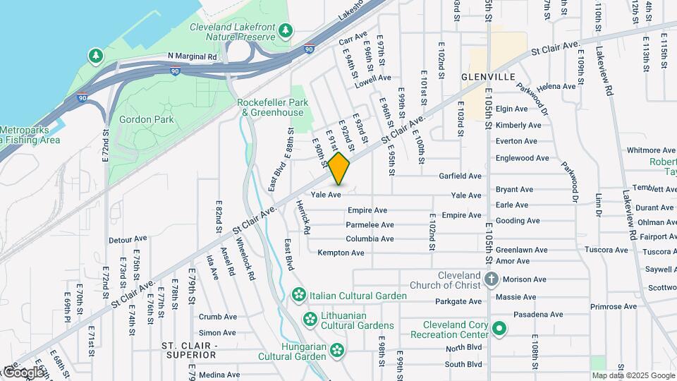 9013-9015 Yale Ave Map and Location Details