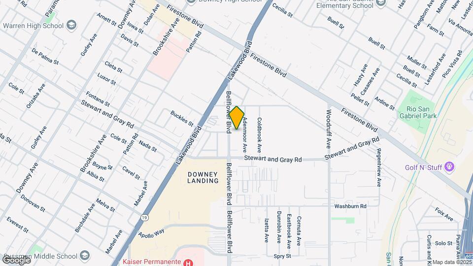 11702 Bellflower Blvd Map and Location Details