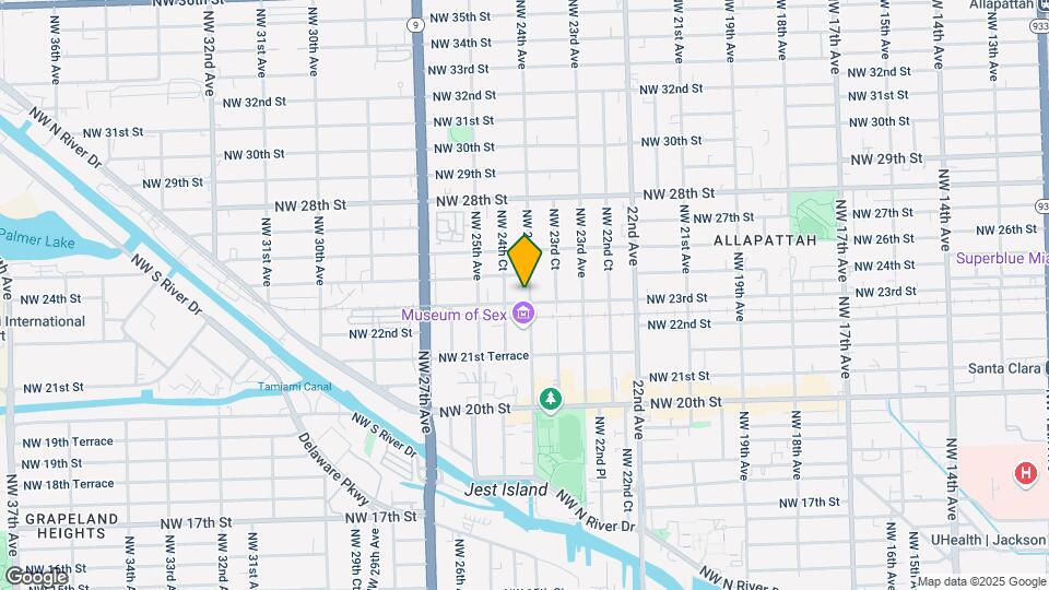 2401-2409 NW 23rd St Mapa y Detalles de la Ubicación
