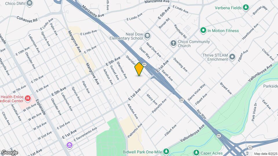 1125 Sheridan Ave Map and Location Details