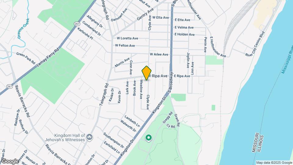 9919 Clyde Ave Map and Location Details