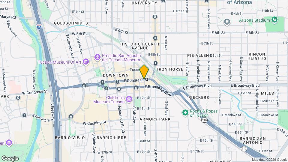 3 N 6th Ave Map and Location Details