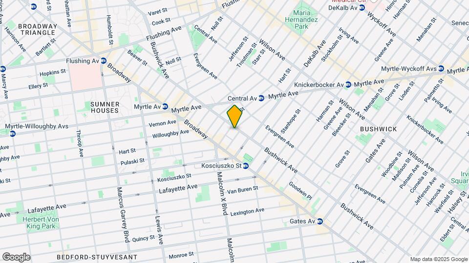 752 Bushwick Ave Mapa y Detalles de la Ubicación