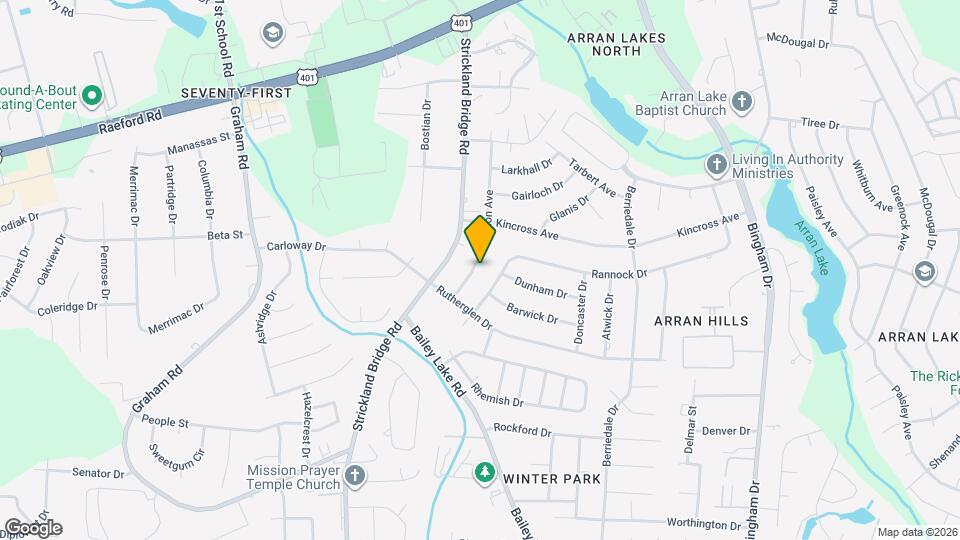 1121 Strathdon Ave Map and Location Details