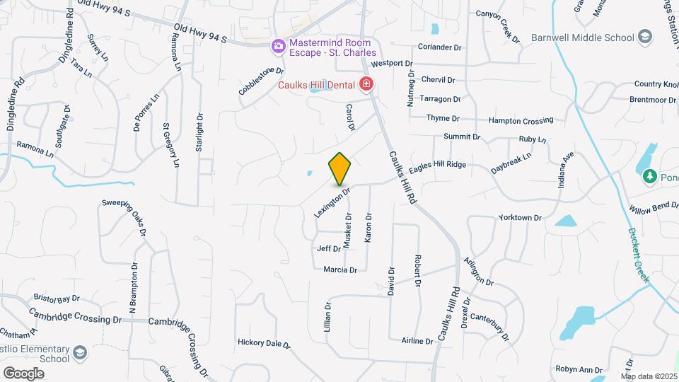 3903 Lexington Dr Map and Location Details